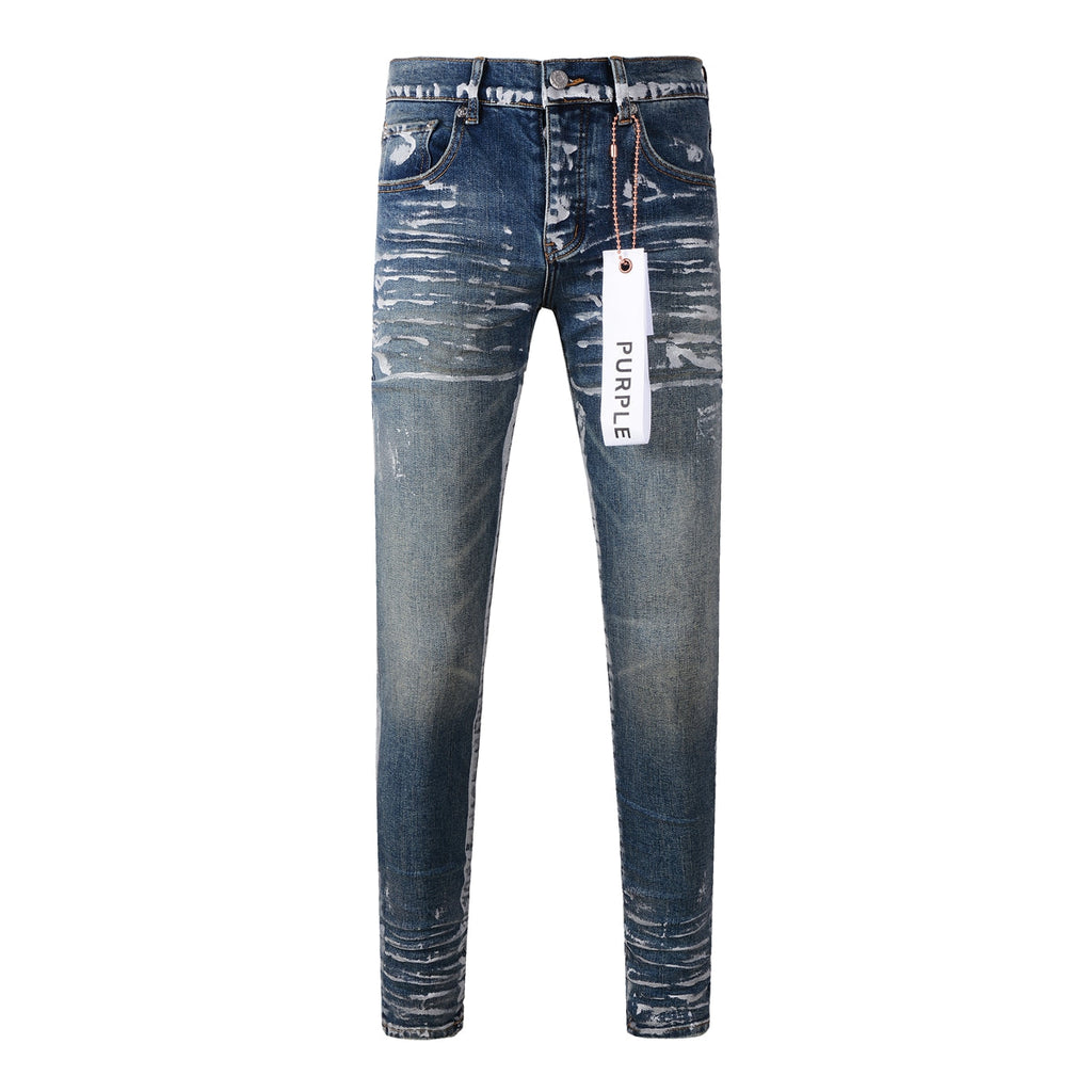 Men's Purple Jeans 9040