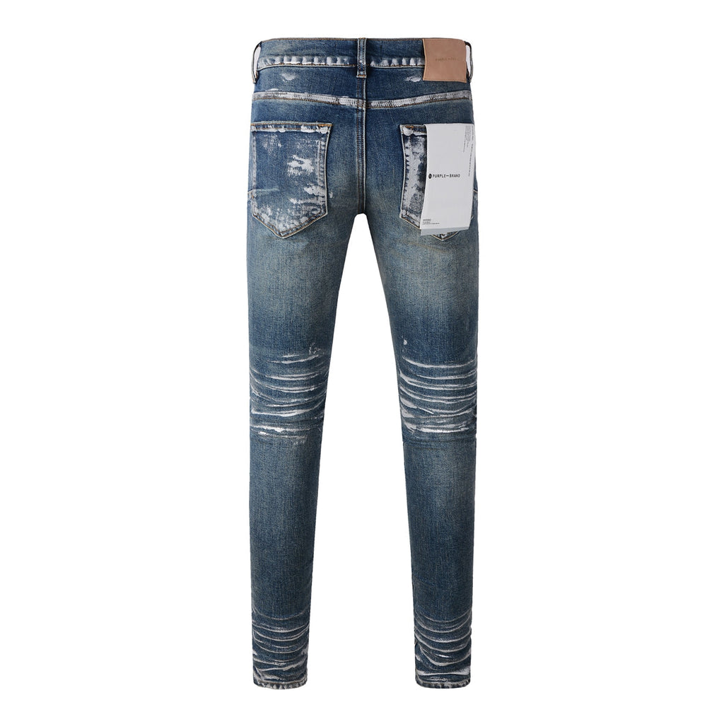 Men's Purple Jeans 9040