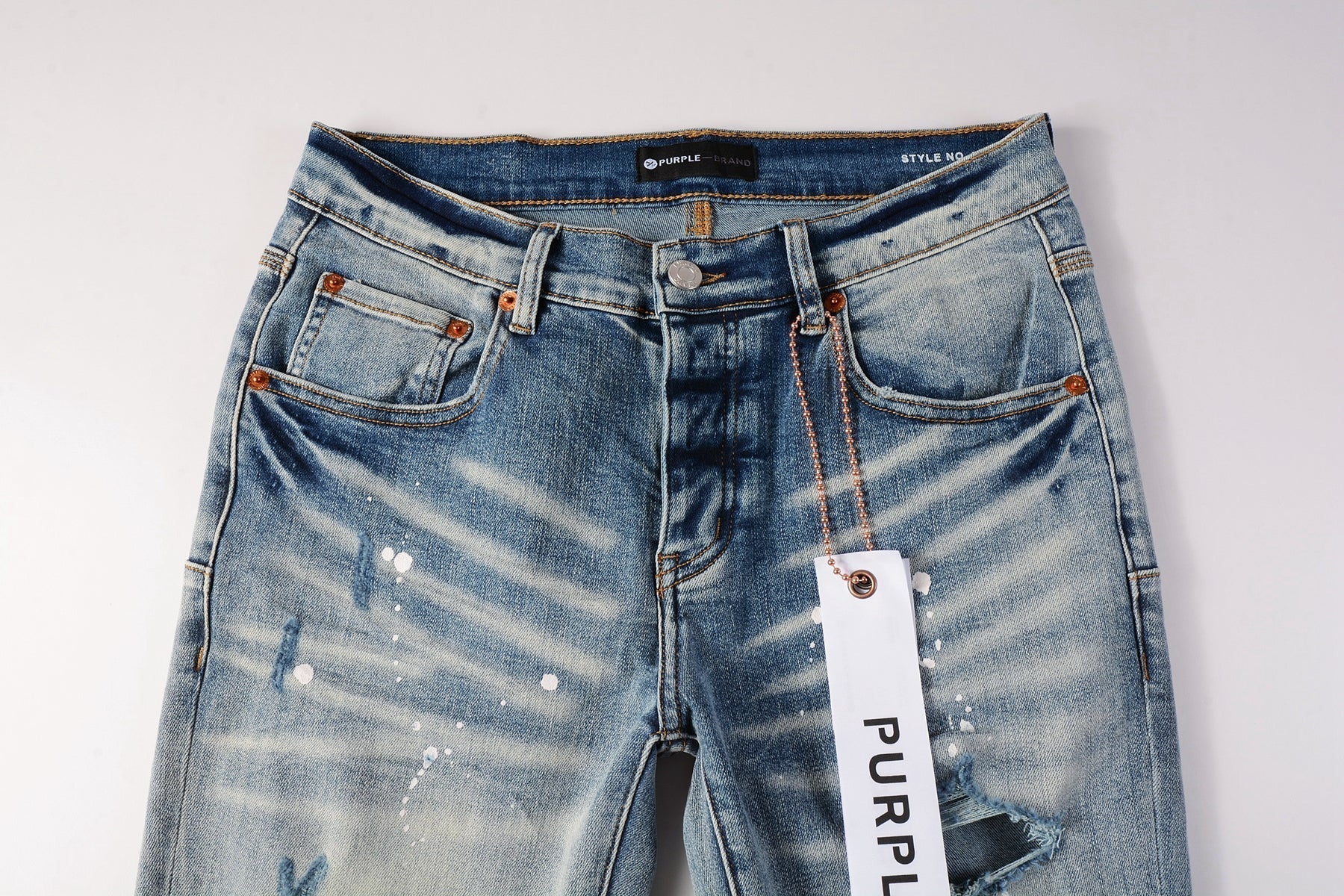 Men's Purple Jeans 9003