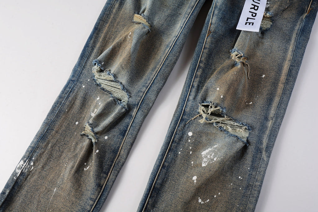 Men's Purple Jeans 9012