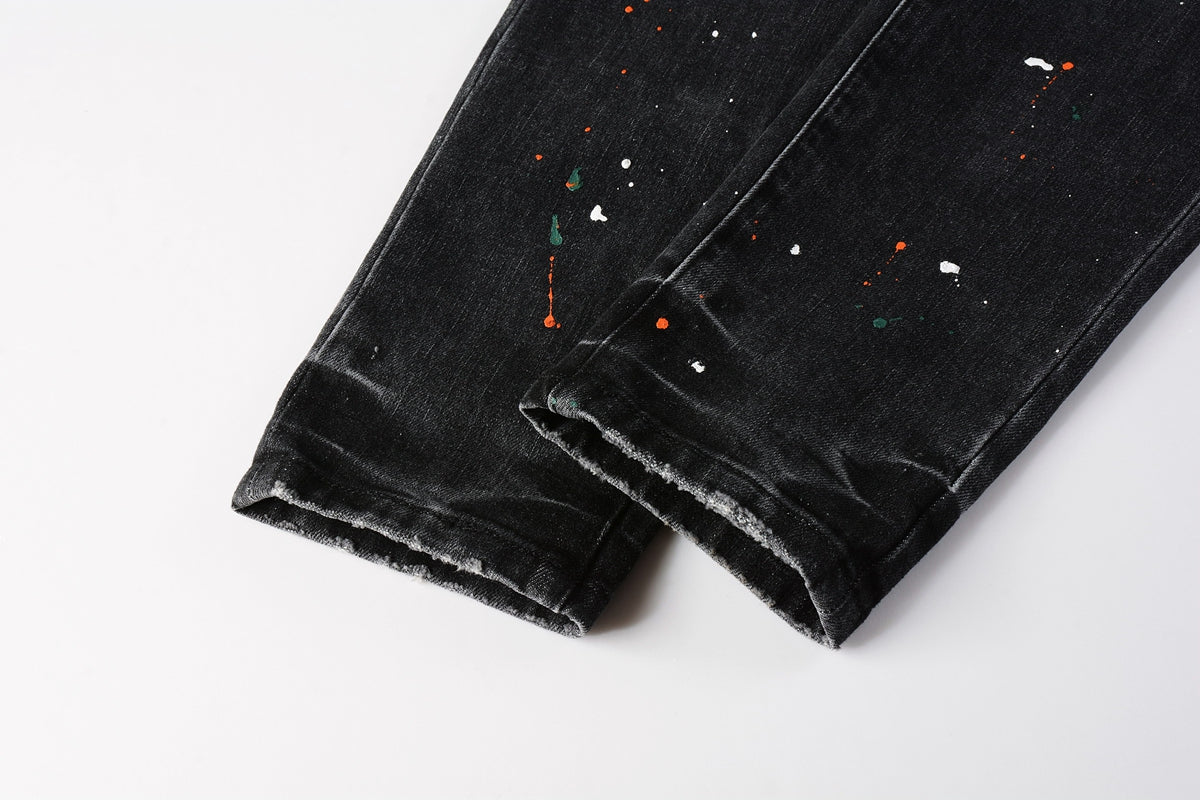 Men's Purple Jeans 9018