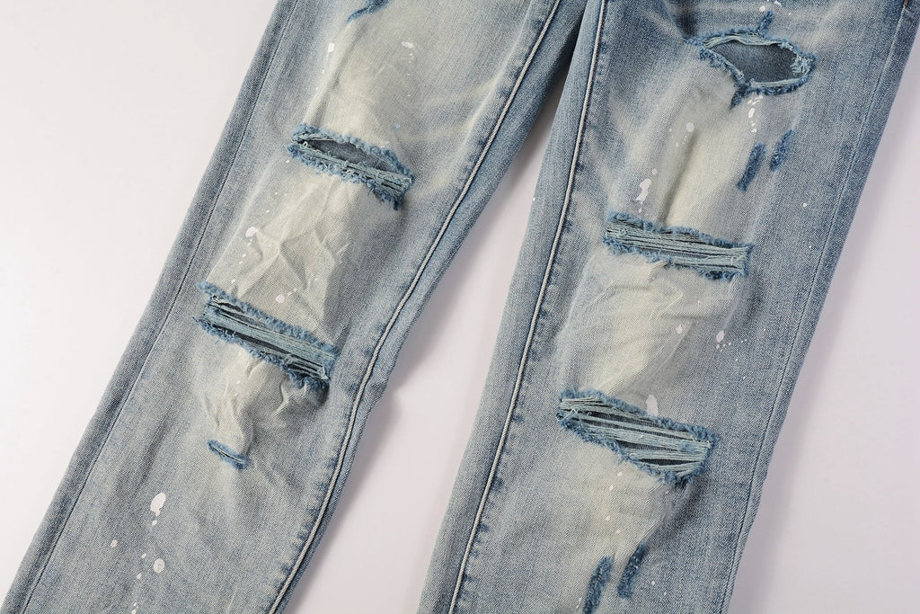 Men's Purple Jeans 9003