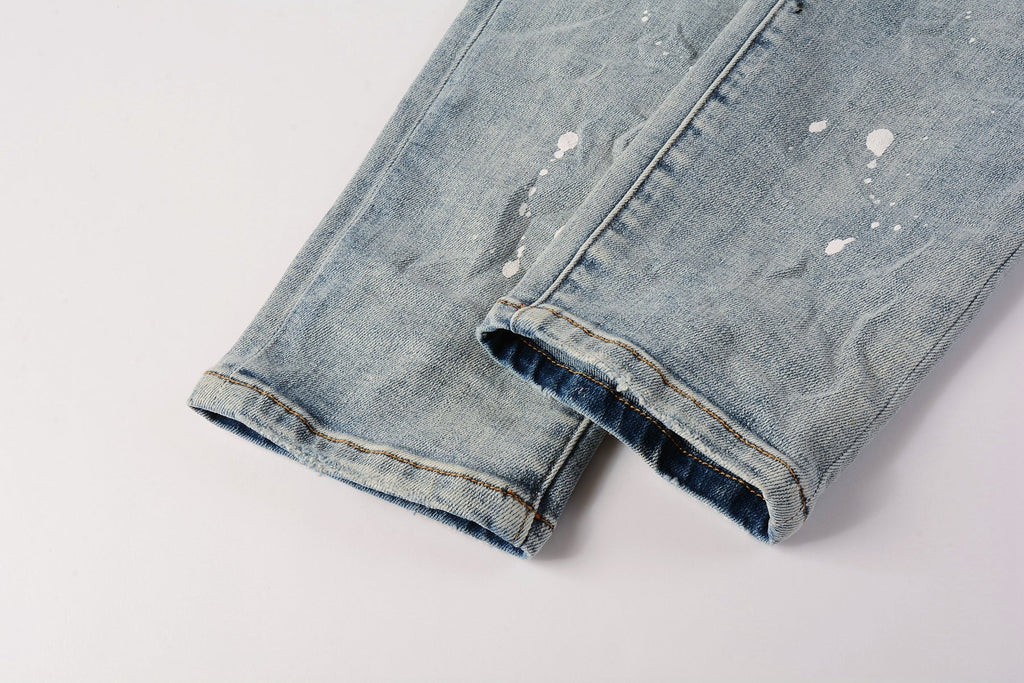 Men's Purple Jeans 9003