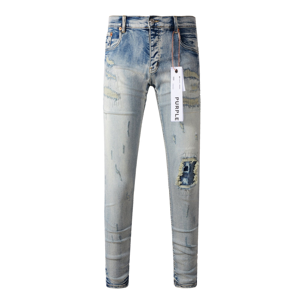 Men's Purple Jeans 9050