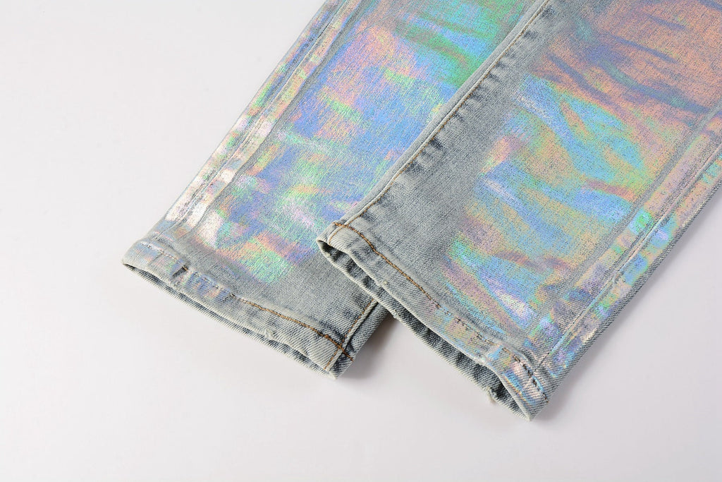 Men's Purple Jeans 9005