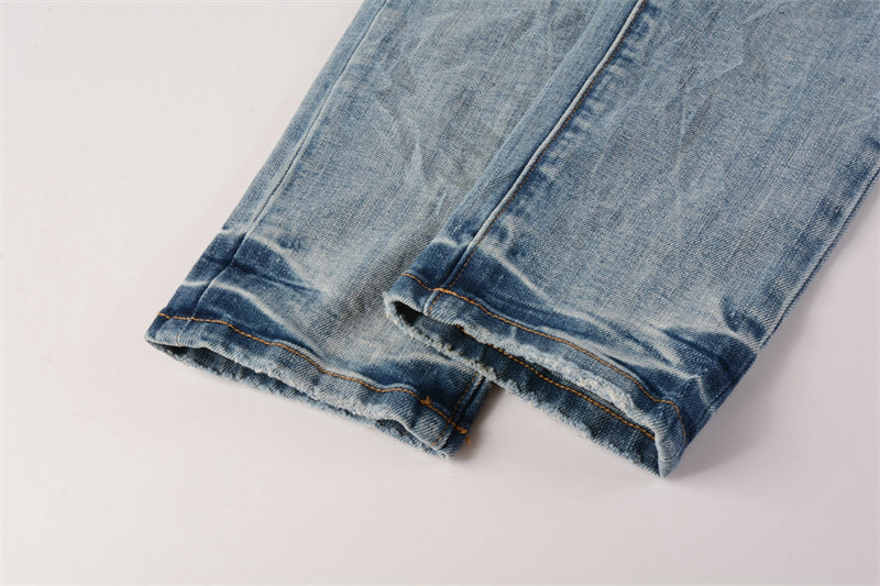 Men's Purple Jeans 9016
