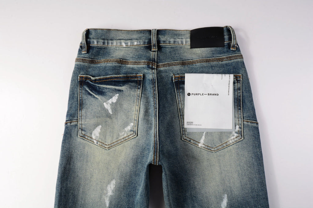 Men's Purple Jeans 9060